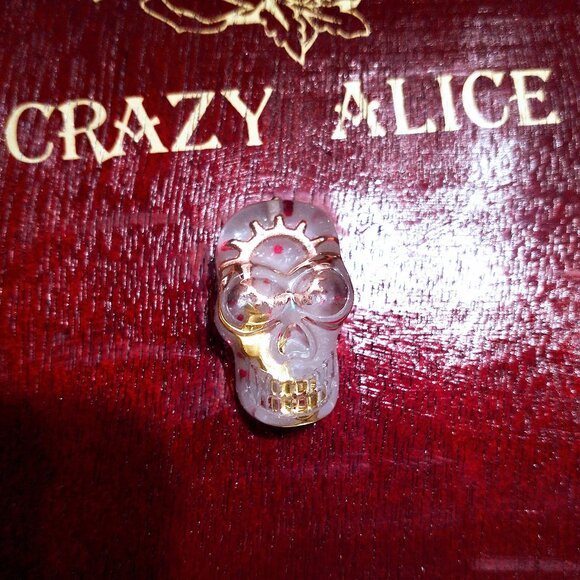 Suenos de Saundra Upcycled EXTREMELY RARE Crazy Alice, Cigar Box, ARTFUL STORAGE - Picture 11 of 12